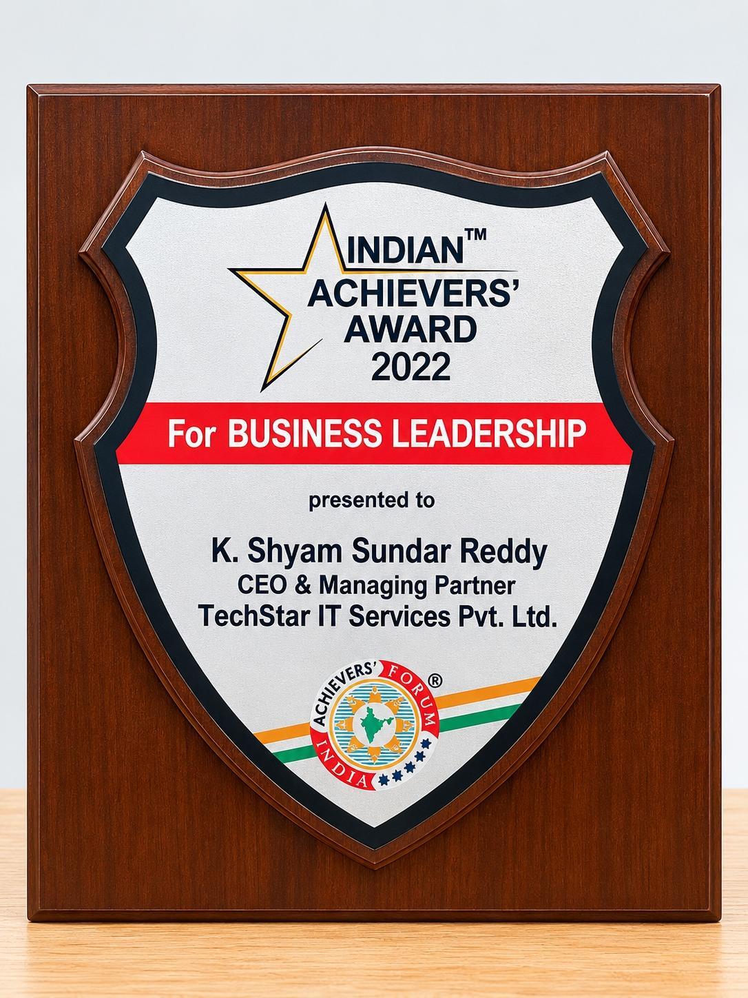 Indian Achievers' Award — Business Leadership