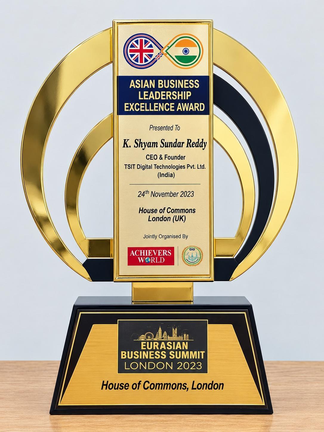 Asian Business Leadership Excellence Award